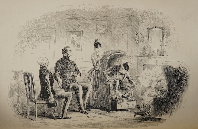 Dickens, Charles - Bleak House. First Edition illustrated by H.K. Browne (Phiz), published by Bradbury and Evans, London, 1853. Finely bound in modern calf over cream boards, raised bands with gilt lettering, pp.xvi 624p